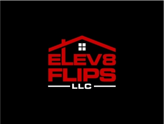 ELEV8 FLIPS LLC logo design by fortunato