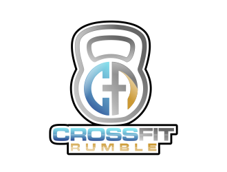 CROSSFIT RUMBLE logo design by Gwerth