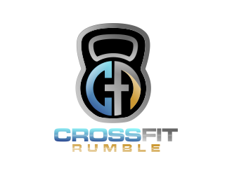 CROSSFIT RUMBLE logo design by Gwerth