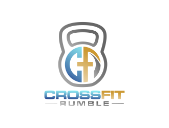 CROSSFIT RUMBLE logo design by Gwerth