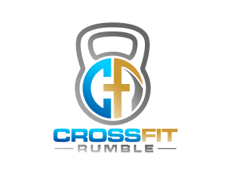 CROSSFIT RUMBLE logo design by Gwerth