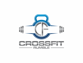 CROSSFIT RUMBLE logo design by hopee