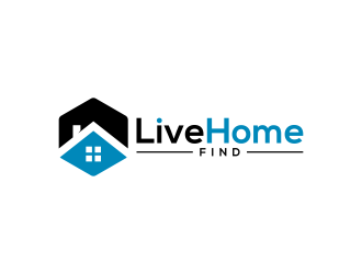 Live Home Find logo design by ubai popi