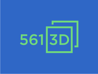 561 3D logo design by blessings