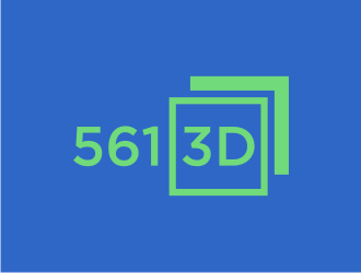 561 3D logo design by blessings