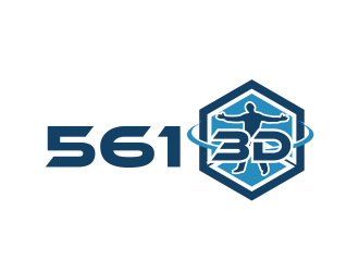 561 3D logo design by serprimero