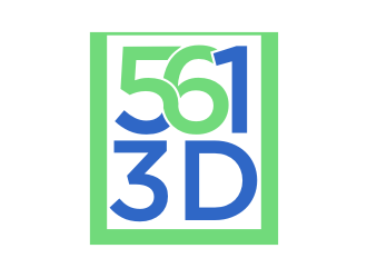 561 3D logo design by BintangDesign