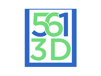 561 3D logo design by BintangDesign