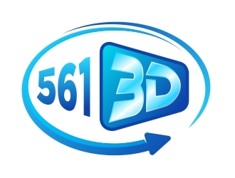 561 3D logo design by aura