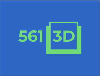 561 3D logo design by Girly