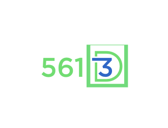 561 3D logo design by BintangDesign