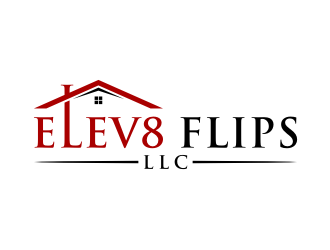 ELEV8 FLIPS LLC logo design by puthreeone