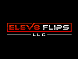 ELEV8 FLIPS LLC logo design by puthreeone