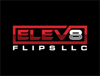 ELEV8 FLIPS LLC logo design by agil