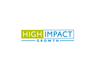 High Impact Growth logo design by bricton