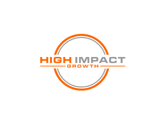 High Impact Growth logo design by bricton