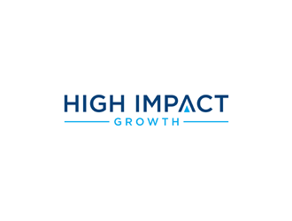 High Impact Growth logo design by alby