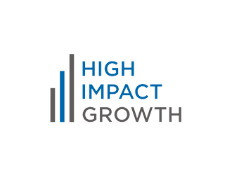 High Impact Growth logo design by ArRizqu