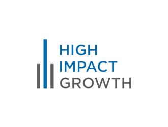 High Impact Growth logo design by ArRizqu