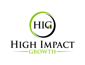 High Impact Growth logo design by qqdesigns