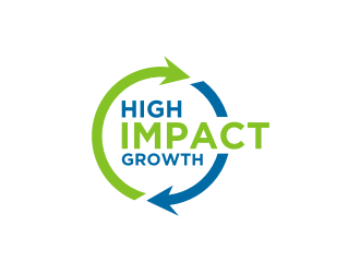 High Impact Growth logo design by bricton