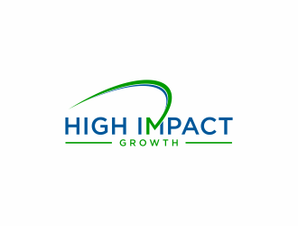 High Impact Growth logo design by menanagan