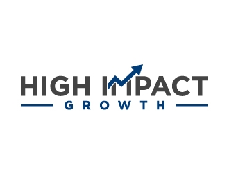 High Impact Growth logo design by BrainStorming