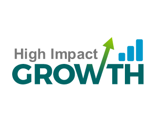 High Impact Growth logo design by Coolwanz