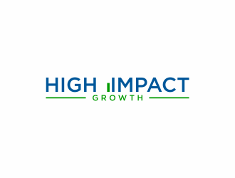 High Impact Growth logo design by menanagan