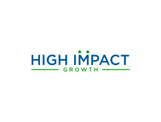 High Impact Growth logo design by menanagan