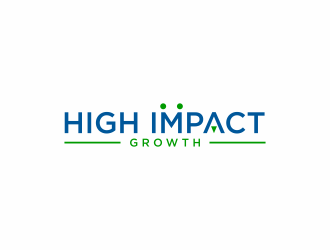 High Impact Growth logo design by menanagan