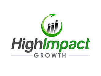 High Impact Growth logo design by 3Dlogos