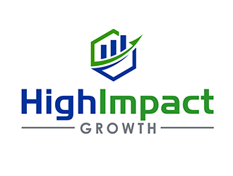 High Impact Growth logo design by 3Dlogos