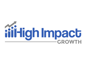 High Impact Growth logo design by aldesign