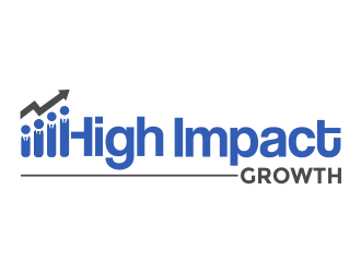 High Impact Growth logo design by aldesign
