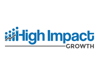 High Impact Growth logo design by aldesign