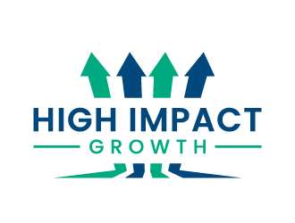 High Impact Growth logo design by akilis13