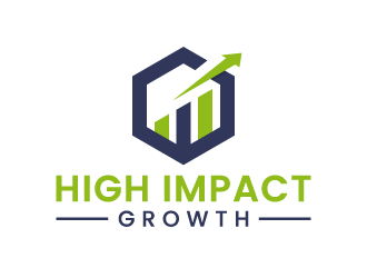 High Impact Growth logo design by akilis13
