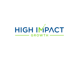 High Impact Growth logo design by pel4ngi
