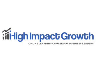 High Impact Growth logo design by aldesign