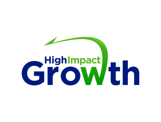 High Impact Growth logo design by hidro