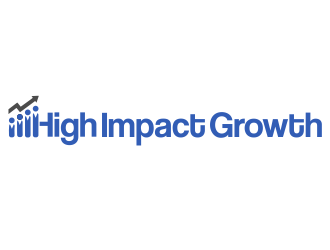 High Impact Growth logo design by aldesign