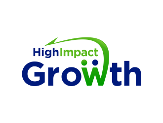 High Impact Growth logo design by hidro
