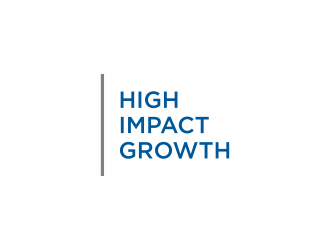 High Impact Growth logo design by menanagan