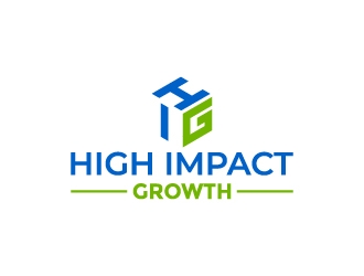 High Impact Growth logo design by aryamaity