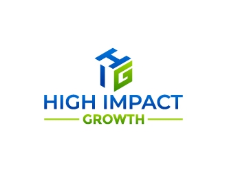High Impact Growth logo design by aryamaity