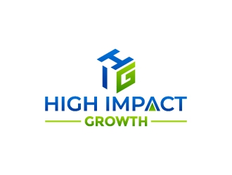 High Impact Growth logo design by aryamaity