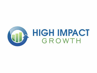 High Impact Growth logo design by up2date