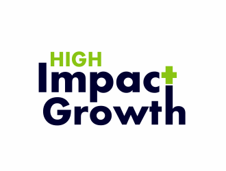 High Impact Growth logo design by up2date