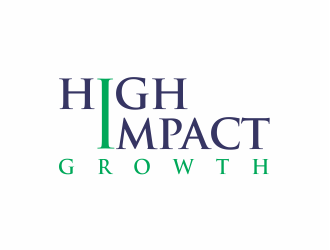 High Impact Growth logo design by up2date